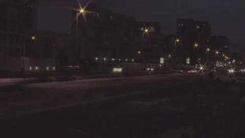 Night Light Streeks Stock Footage 159962154