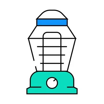 Night light tool icon color illustration Stock Illustration