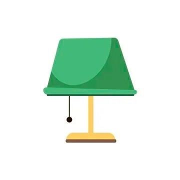 Night Light on white background. Vector illustration in trendy flat style. EPS Stock Illustration