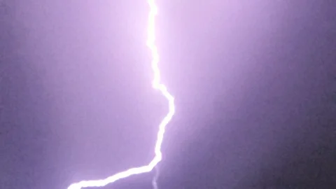 Night lightning Stock Footage 113409238