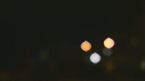 Night lights after storm Vídeos de archivo 23549285