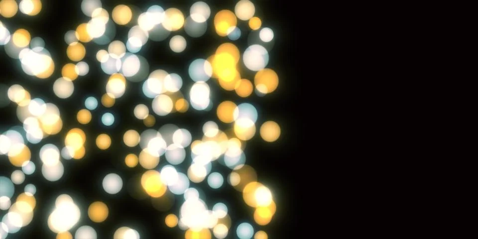 Night Lights with bokeh Illustrazione stock