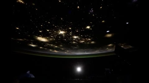 Night lights on the earth Stock Footage 313975870