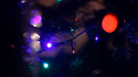 Night Lights Stock Footage 34154762