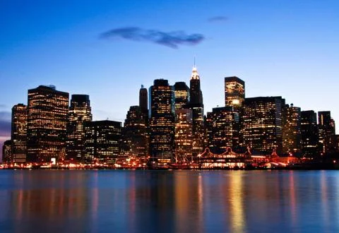 Night lights Stock Photos