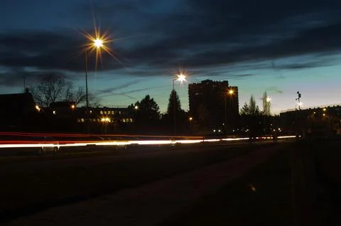 Night lights Foto stock