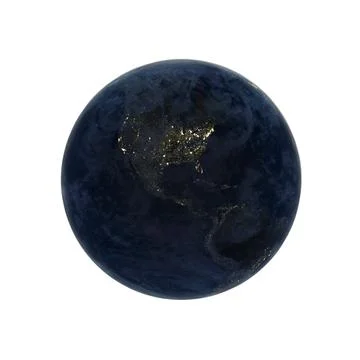 Night lights on Planet Earth 스톡 일러스트