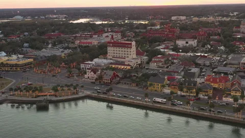 Night of Lights St Augustine Vídeos de archivo 155132299