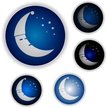 Night logo Stock Illustration