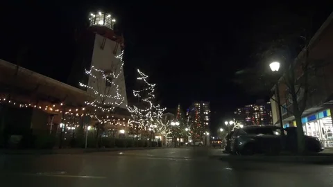 Night mall Stock Footage 83758695