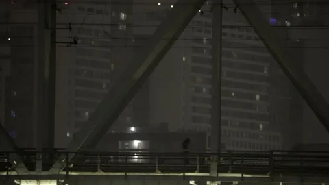 Night man Stock Footage 156545940