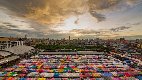 Night market Stock Footage 103773283