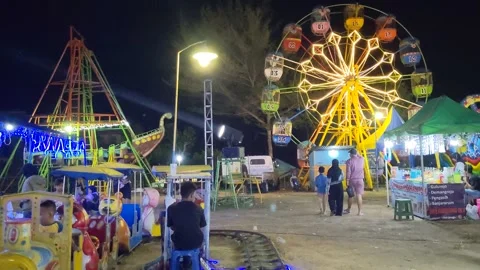 Night Market Stock Footage 287983180