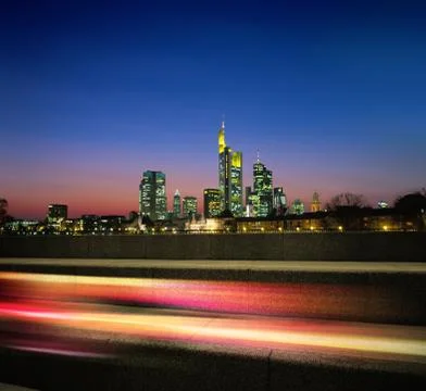 Night megapolis Stock Photos