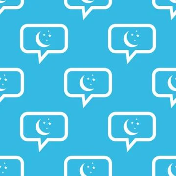 Night message pattern Illustrazione stock