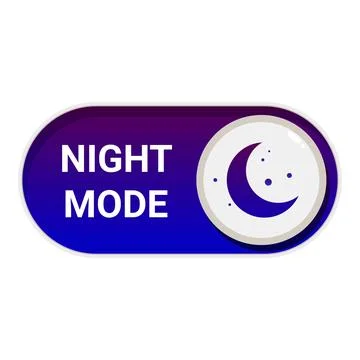 Night mode button showing dark theme for websites Illustrazione stock