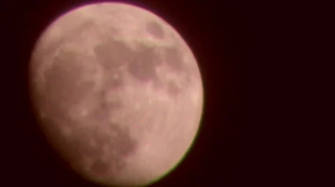 The night moon Stock Footage 3401638