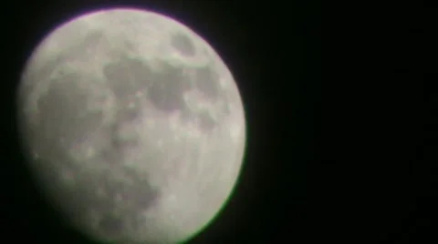 The night moon Stock Footage 3402229