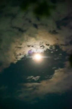 The night moon Stock Photos