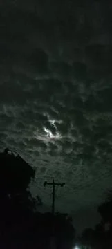 Night moon Stock-Fotos