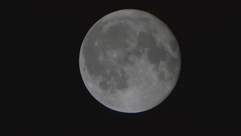 Night moon shining Stock Footage 145091817