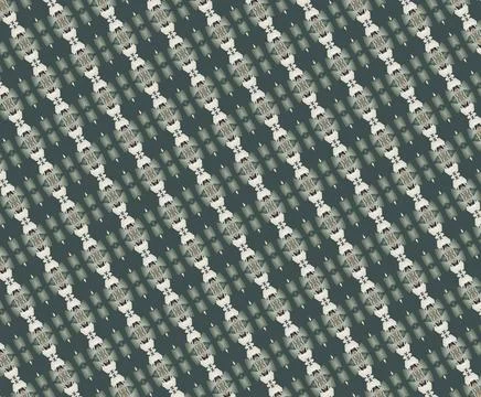 Night mountain cabin themed patterned wallpaper-style design, accented by b.. Illustrazione stock