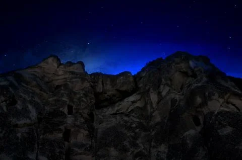Night mountains Stock Photos