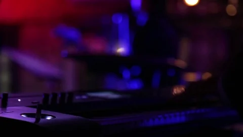 Night music Stock Footage 124655402