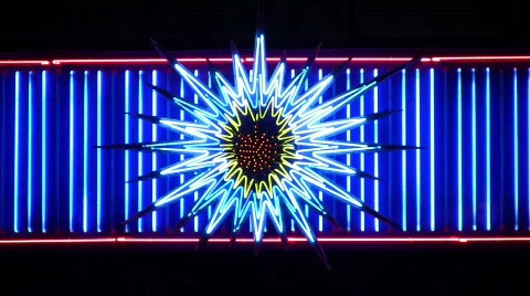 Night neon light 5 Stock Footage 262882