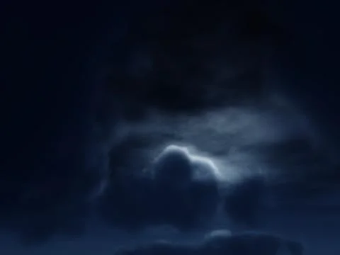 Night With No Moon Stock Illustration