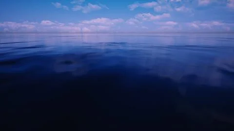 Night ocean background by 3D rendering scene Stock-Illustration
