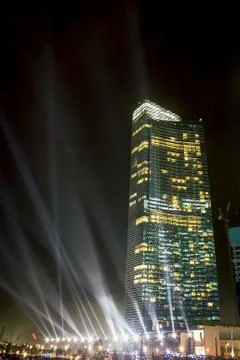 Night office building Stock Photos