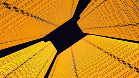 Night office buildings Stock Footage 104917323