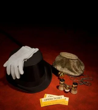 A night at the opera Stock-Fotos