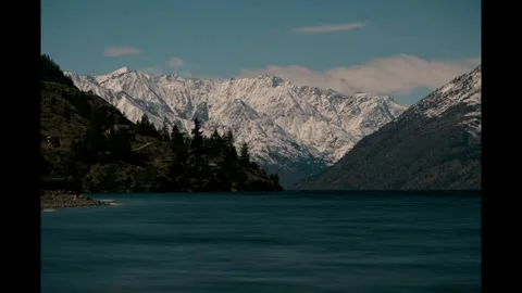 Night Over The Lake Timelapse Stock Footage 257712010