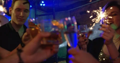 Night Party Dancing Clip Stock Footage 99768477