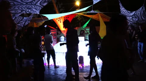 Night party time lapse. 스톡 동영상 65139666