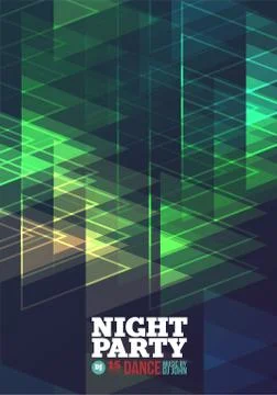 Night party Vector Stock Illustration