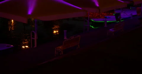 Night the pier 스톡 동영상 65897645