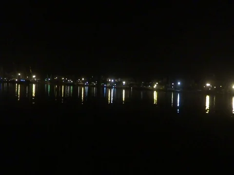 Night port 3 Vídeo Stock 79384663