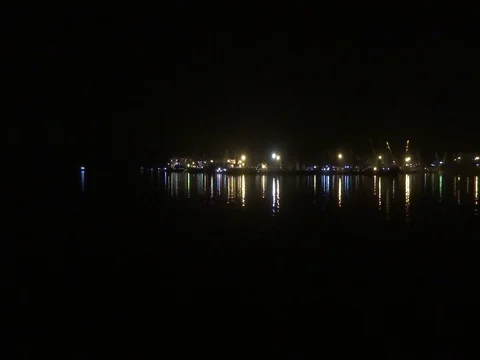 Night port 4 Vídeo Stock 79384728