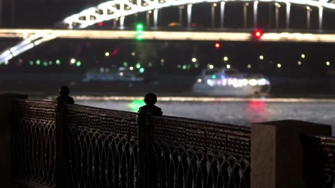 Night promenade Video stock 119224014