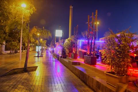 Night Quay Stock Photos