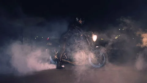 Night racer. Stock Footage 111245435