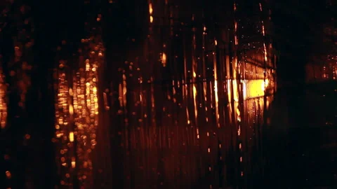 Night Rain #1 Stock Footage 160588857