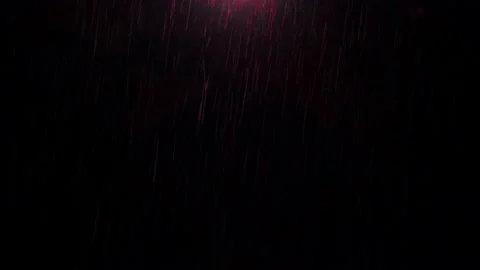 Night rain. 4k Loop Rain Drops Falling in rainy season. Video stock 206733243