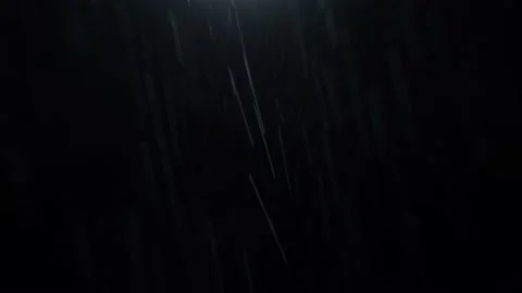 Night rain. 4k Loop Rain Drops Falling in rainy season. Video stock 206733458