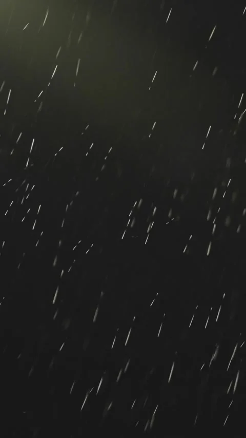 Night rain in the light of a lantern Stock Footage 335277433