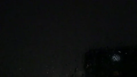 Night, rain outside Stock Footage 235357694