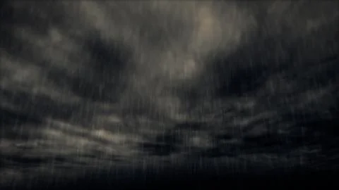 Night rainfall - dark pretty background - photo of nature Stock-Fotos